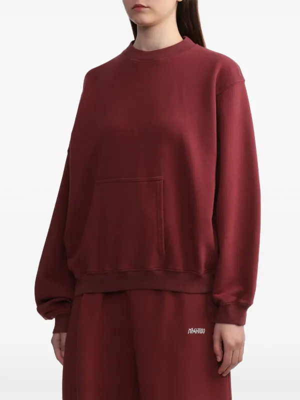人気便利グッズ Sweatshirt Asymmetric Polisportiva Magliano | JO FARFETCH | Red ミュージシャン