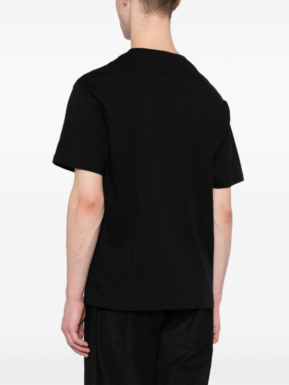 Shop Apc Kyle Logo-print Cotton T-shirt In Black
