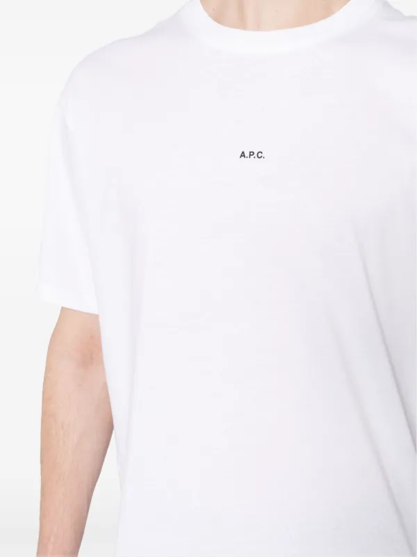 【関税込み】A.P.C. ホワイト Kyle Tシャツ A.P.C. Kyle Tシャツ | ホワイト | FARFETCH JP