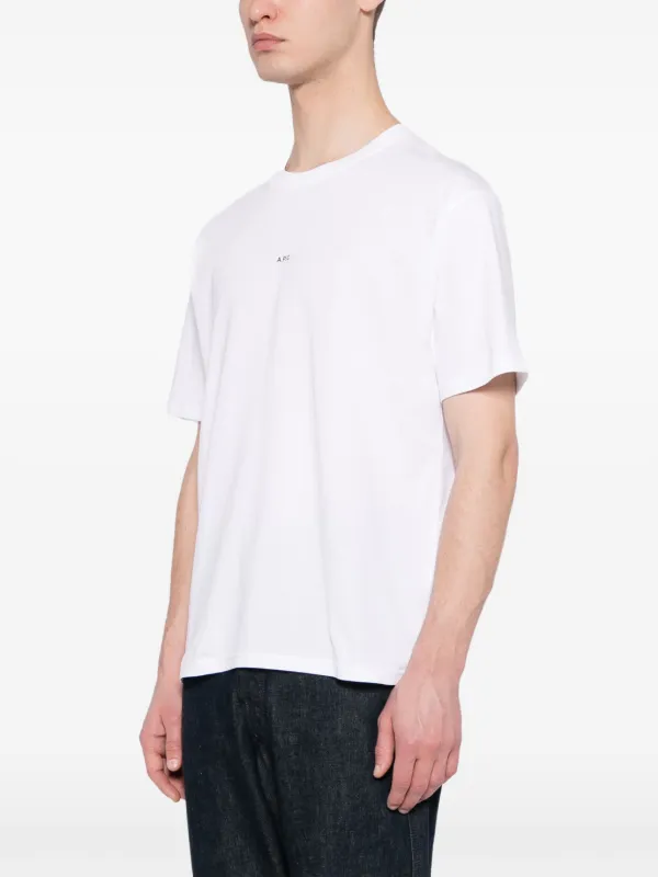 【関税込み】A.P.C. ホワイト Kyle Tシャツ A.P.C. Kyle Tシャツ | ホワイト | FARFETCH JP