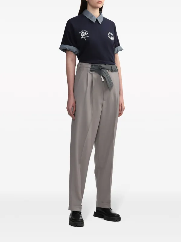Magliano logo-print short-sleeve Sweatshirt | Blue | FARFETCH