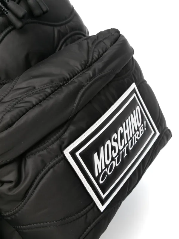 Moschino キルティング バックパック | ブラック | FARFETCH JP Moschino キルティング バックパック | ブラック | FARFETCH JP