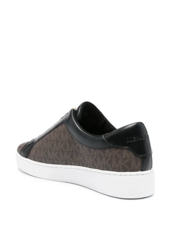 Michael Michael Kors Keaton logo-print Sneakers Brown FARFETCH IN