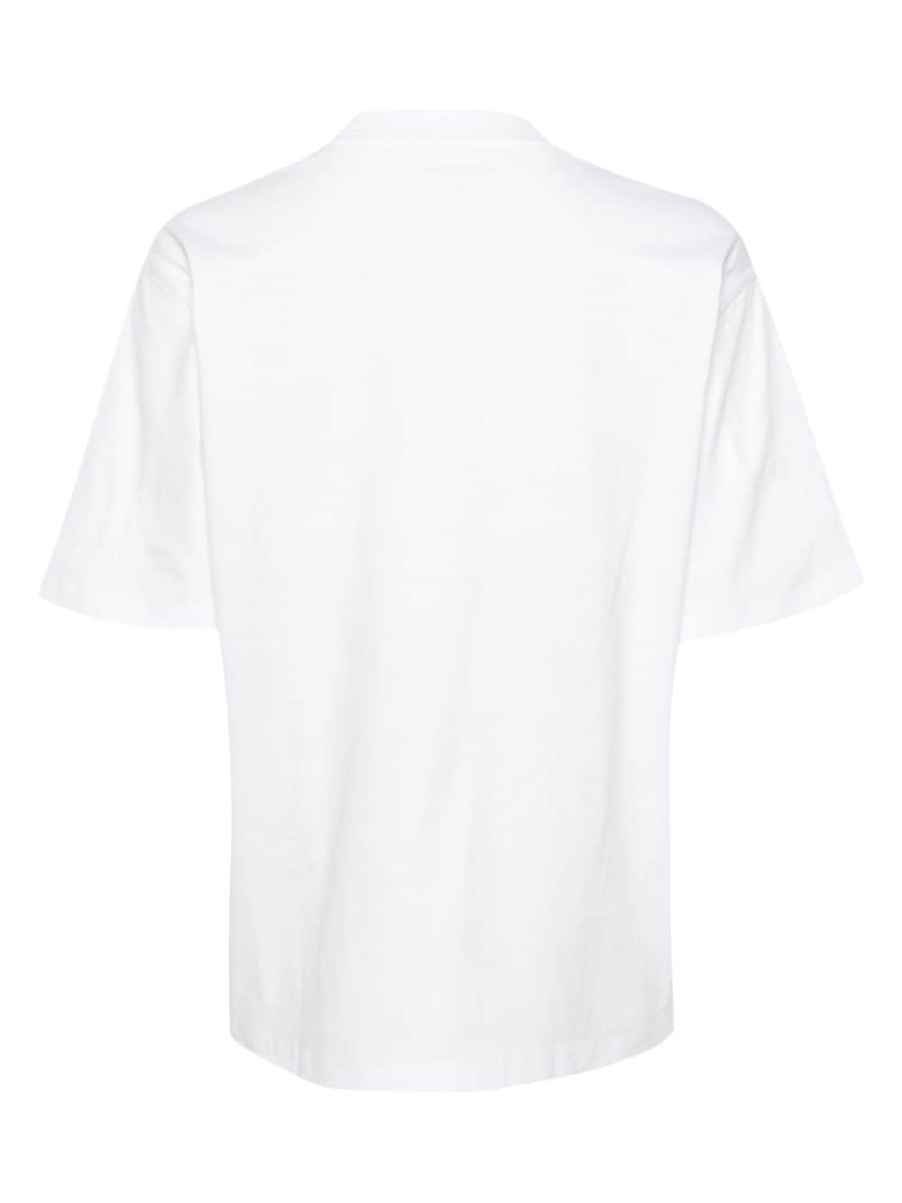 Shop Carhartt American Script Organic Cotton T-shirt In White