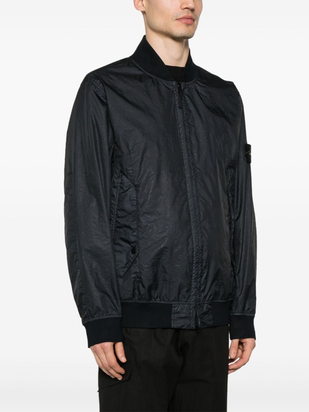 Shop Stone Island Membrana 3l Tc Jacket In Black