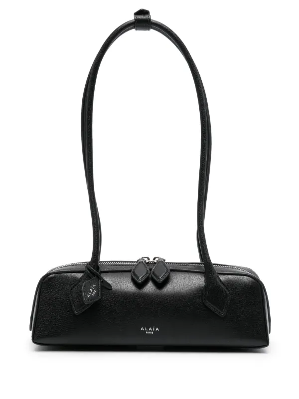 ショルダーバッグ・ポシェット ALAIA Teckel Small leather shoulder bag NOIR 22697975_52837870_600.jpg