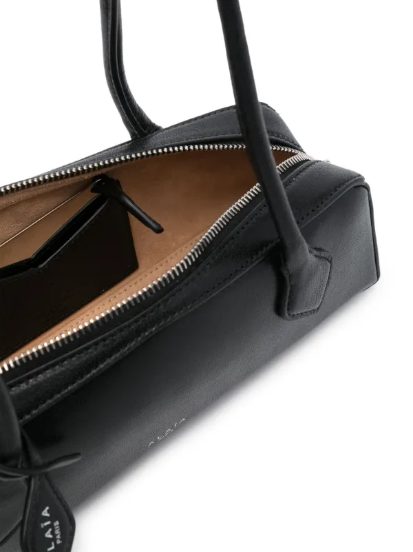 ショルダーバッグ・ポシェット ALAIA SMALL TECKEL BLACK LEATHER BAG ALAÏA BLACK LE TECKEL SMALL BAG IN GOATSKIN |ALAÏA US