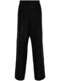 Golden Goose sequin wide-leg trousers - Black