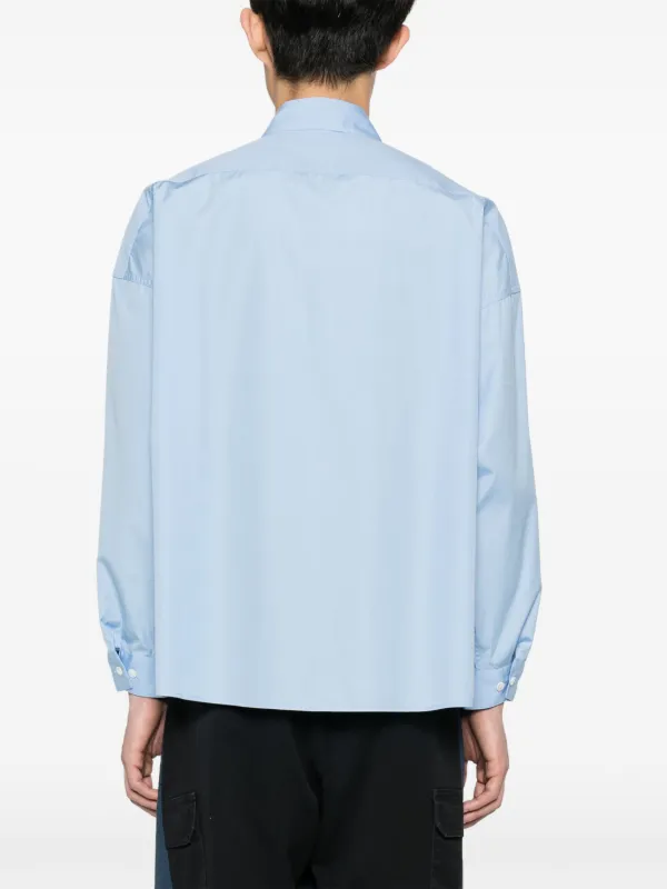 MARNI*夏ファッション☆ブルー Pencil Logo シャツ Marni ロゴ シャツ | ブルー | FARFETCH JP