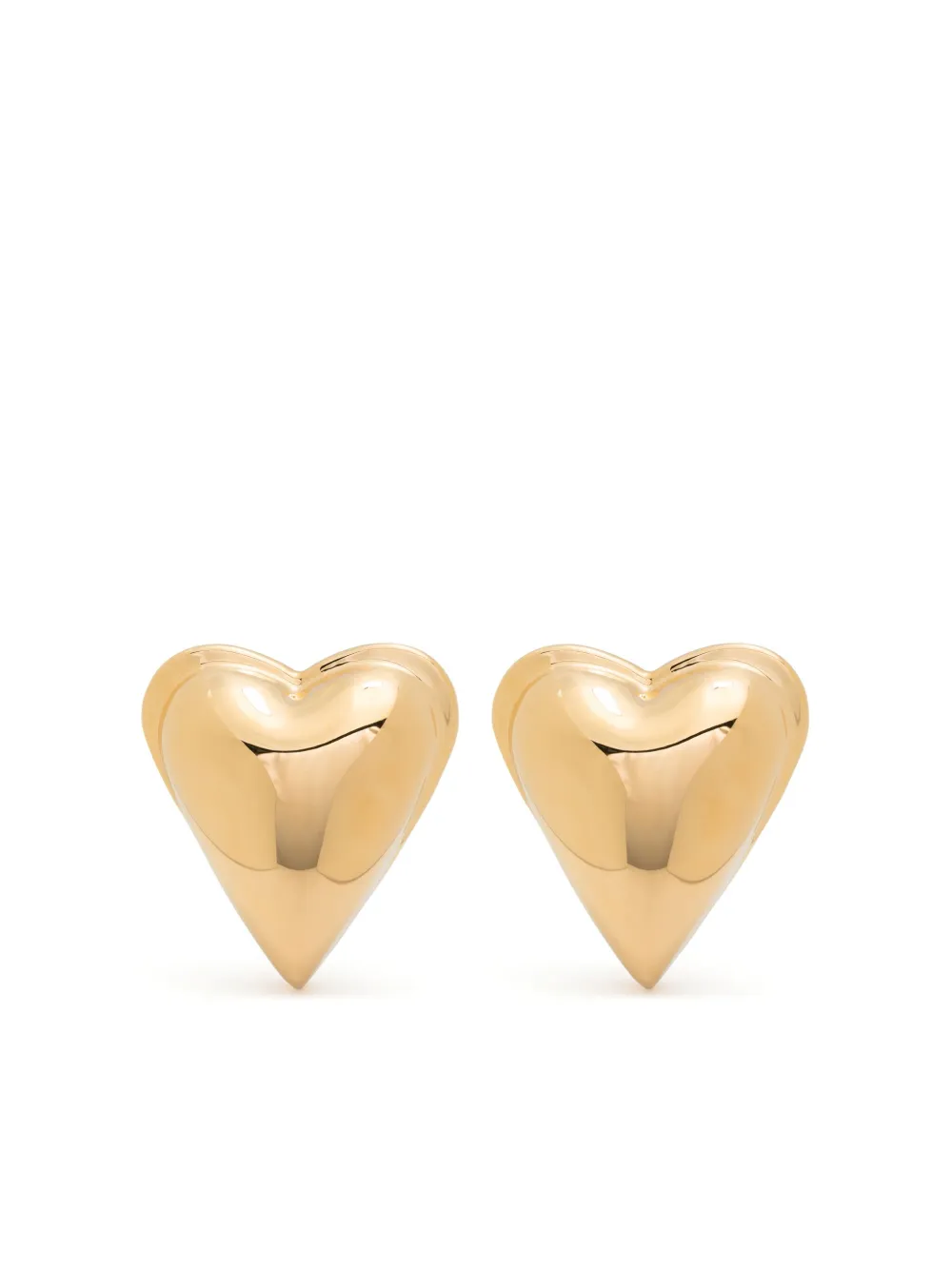 Alaïa Bombe Heart stud earrings | Gold | Image 1