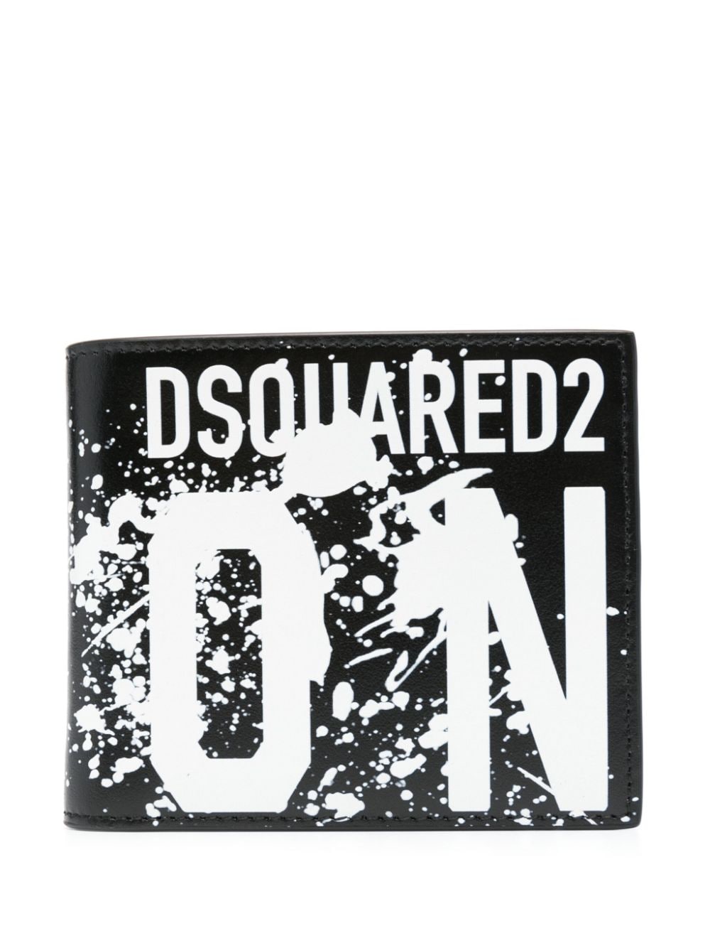 Dsquared2 Icon embossed-logo wallet - Schwarz