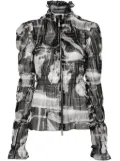Off-White Xray silk blouse - Black
