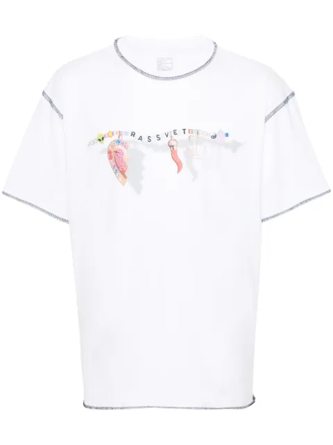  RASSVET logo-print cotton T-shirt