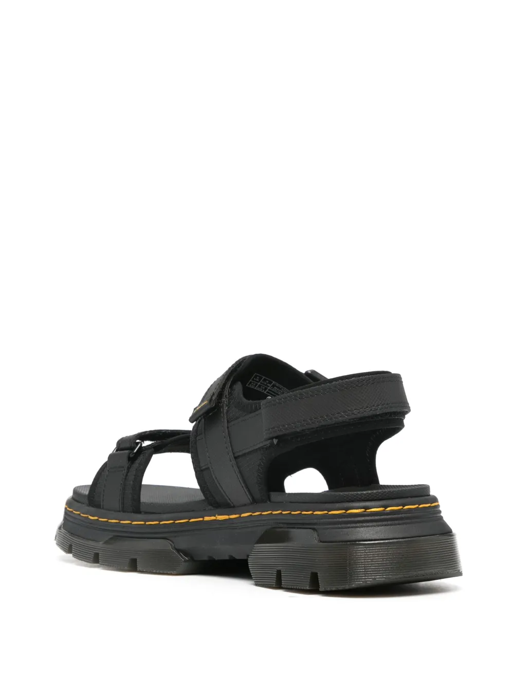 Shop Dr. Martens' Forster Poly Sandals In Black