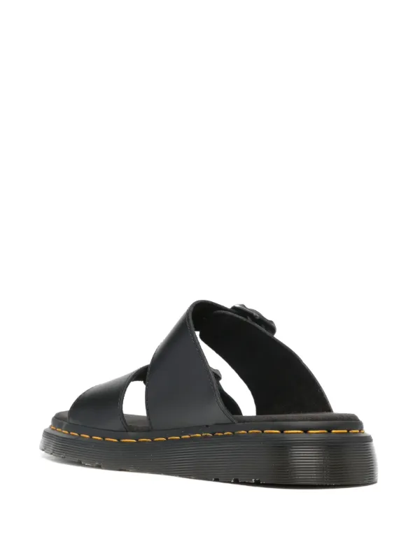 Dr. Martens Josef Leather Sandals | Black | FARFETCH