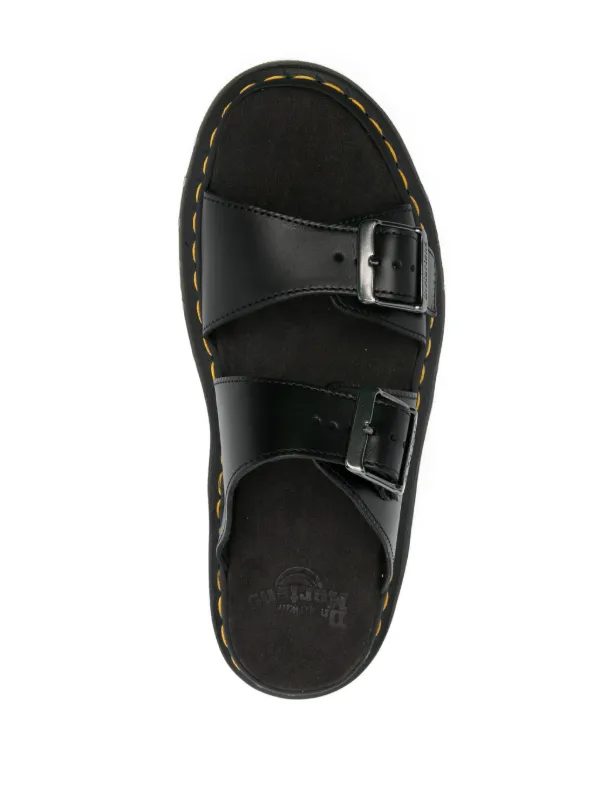 Dr. Martens Josef Leather Sandals | Black | FARFETCH JO