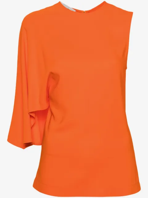 Stella McCartney asymmetric cape-detailed top