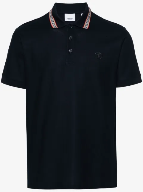 Burberry Icon stripe cotton polo shirt
