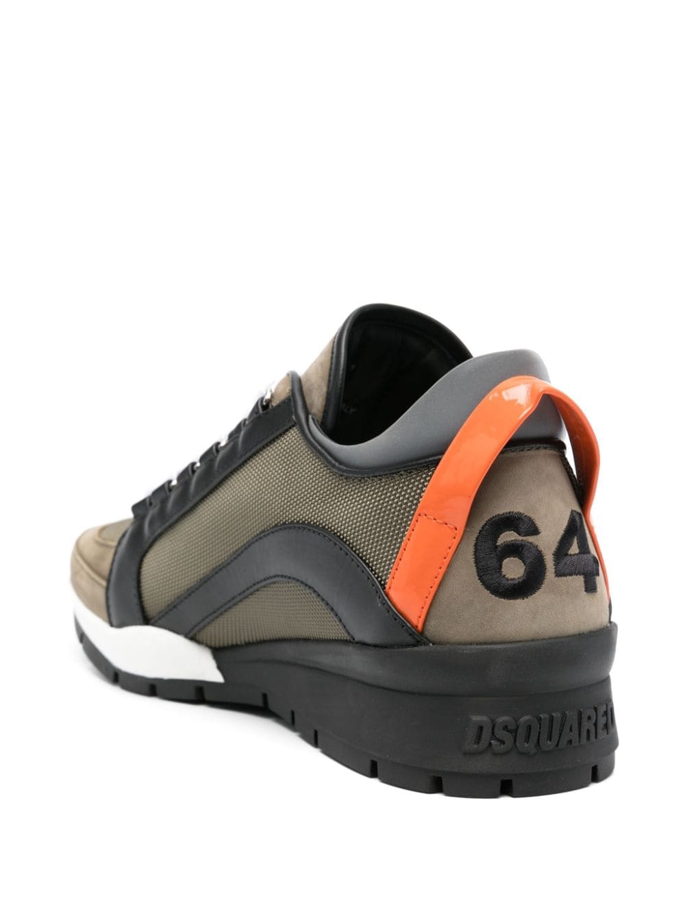 Shop Dsquared2 Legendary Panelled Sneakers In Green