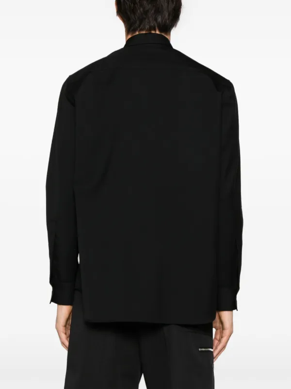 【値下げ】JILSANDER サックスブルー　シャツジャケット Jil Sander ジップアップ シャツジャケット | ブルー | FARFETCH JP