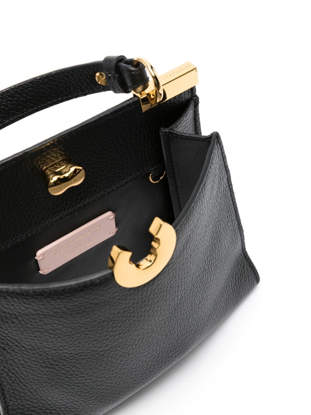 Shop Coccinelle Small Binxie Leather Cross Body Bag In Black