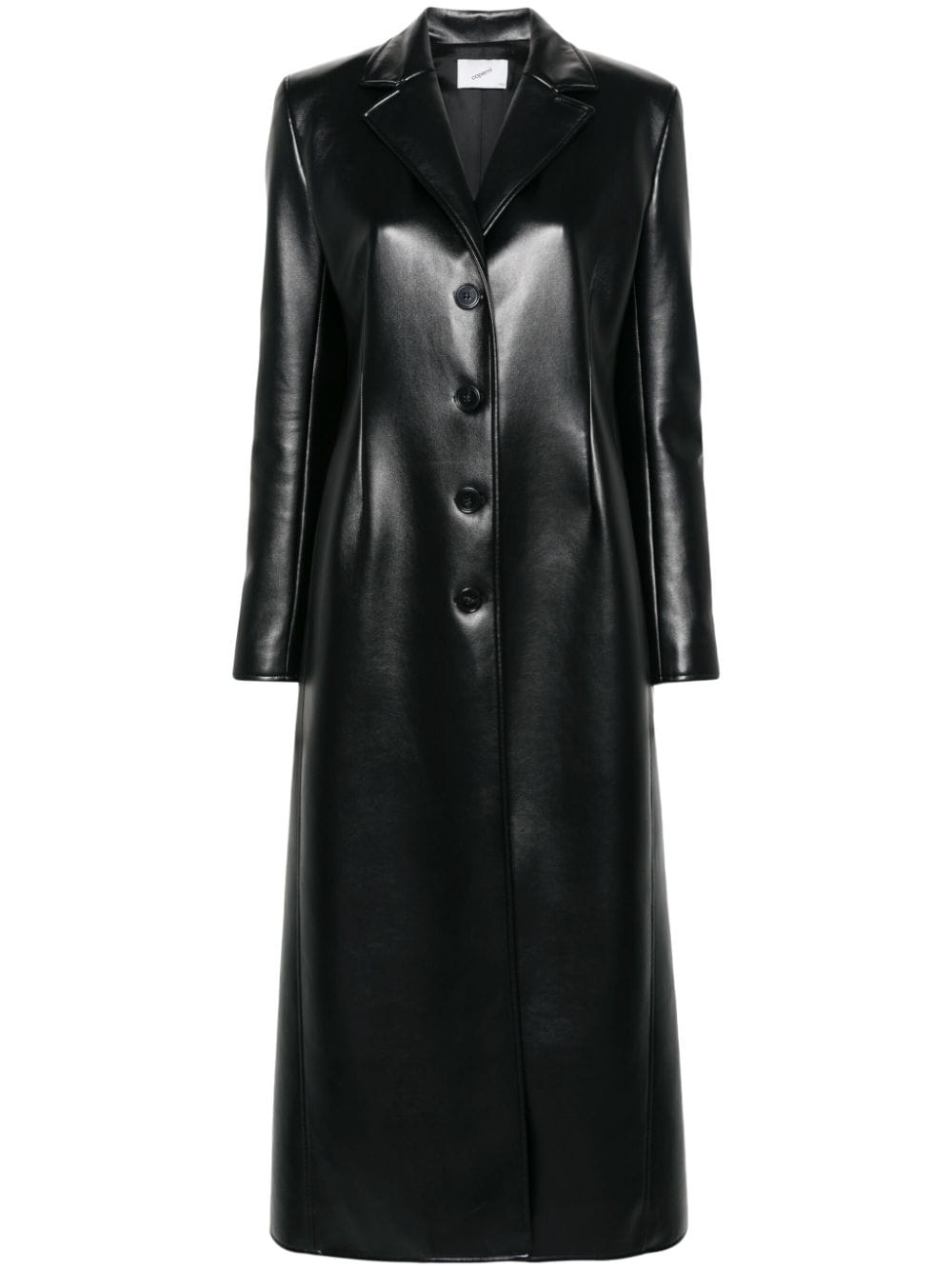 Coperni Single-breasted Coat In Black