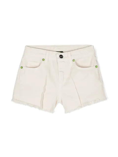 Barrow kids frayed denim shorts