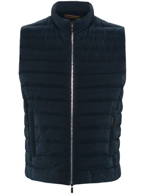 Moorer quilted padded gilet