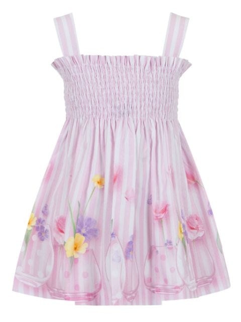 Lapin House  floral-print cotton dress