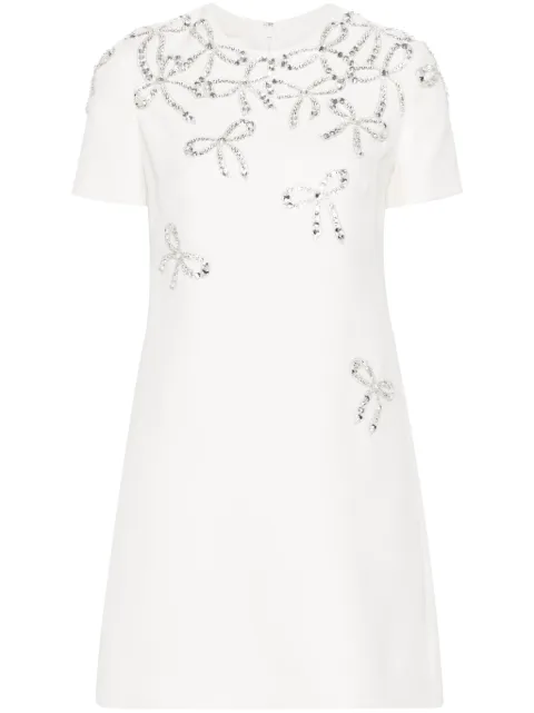 Valentino Garavani crystal-embellished mini dress