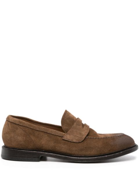 Cenere GB suede slip-on loafers