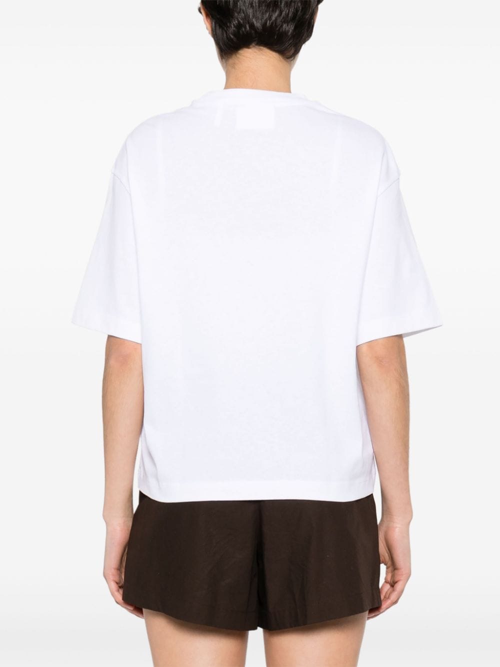 Shop Axel Arigato Logo-print Cotton T-shirt In White