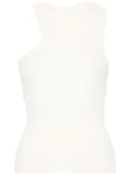 Axel Arigato asymmetric ribbed tank top - Yellow