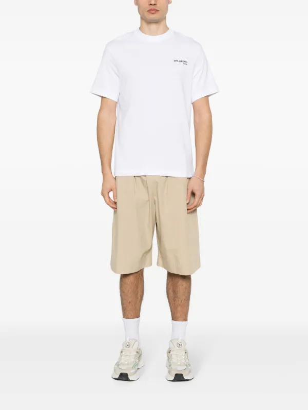 Axel Arigato logo-print Cotton T-shirt | White | FARFETCH