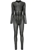 Alchemy x Lia Aram mesh jumpsuit - Black