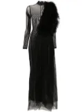 Alchemy x Lia Aram tulle jumpsuit - Black