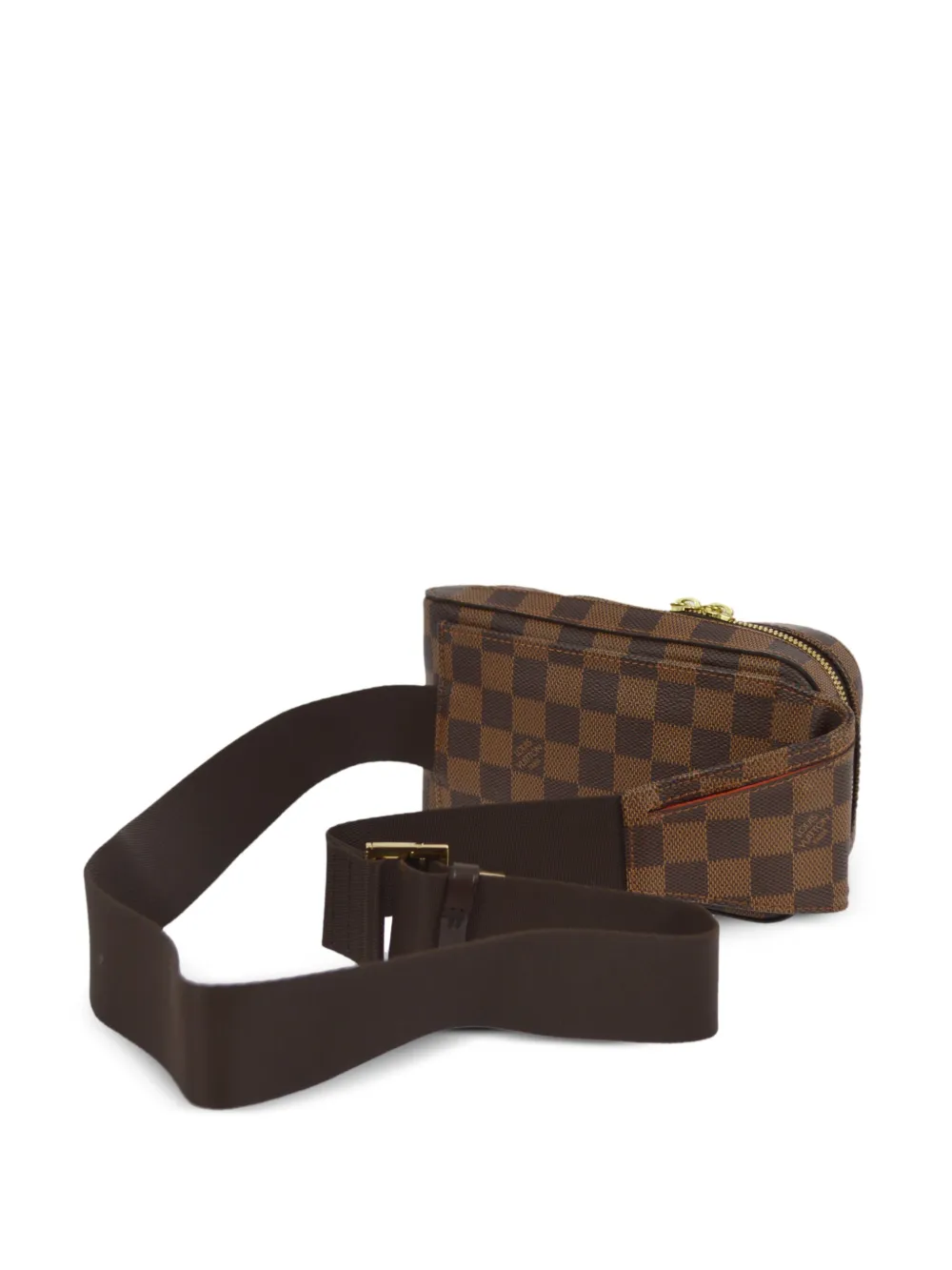 Pre-owned Louis Vuitton 2005 Geronimos Belt Bag In Brown