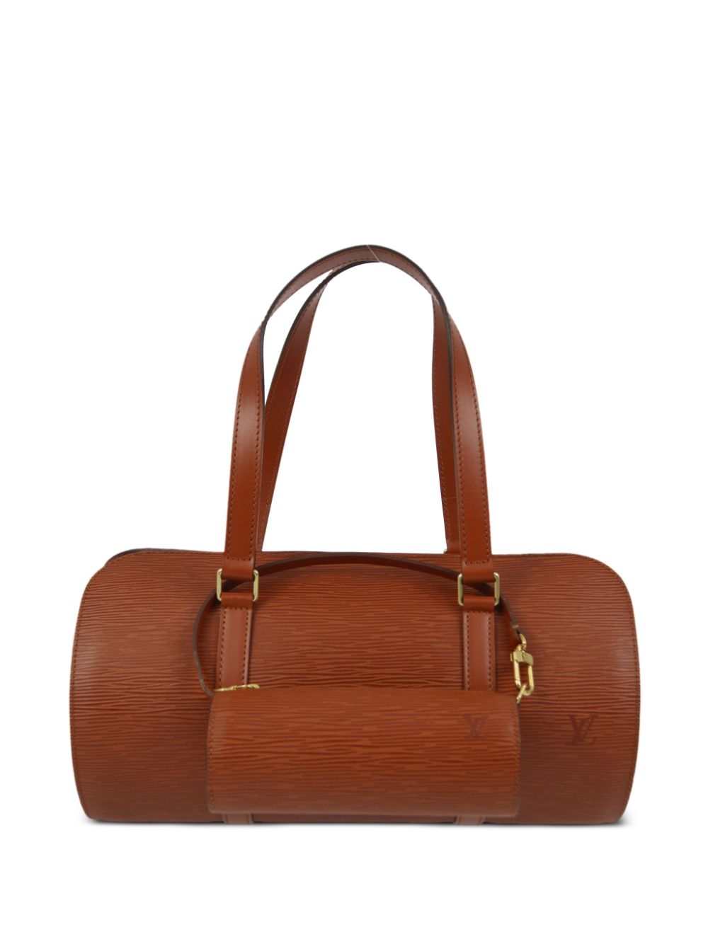 Pre-owned Louis Vuitton 1997 Soufflot Handbag In Brown