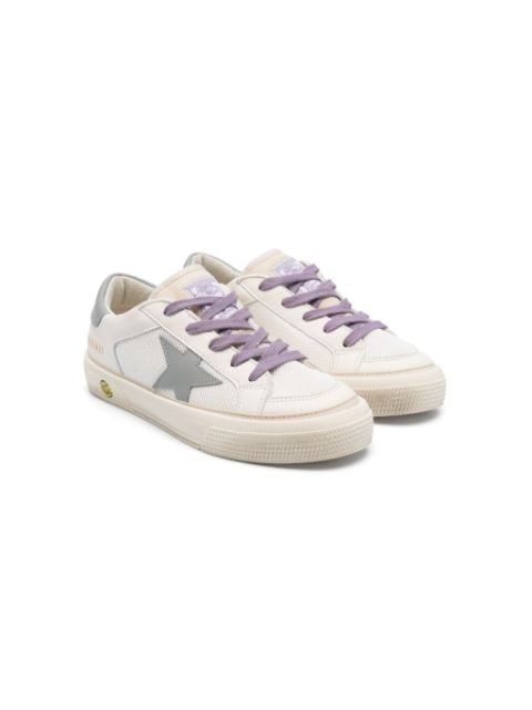 Golden Goose Kids May star-patch sneakers