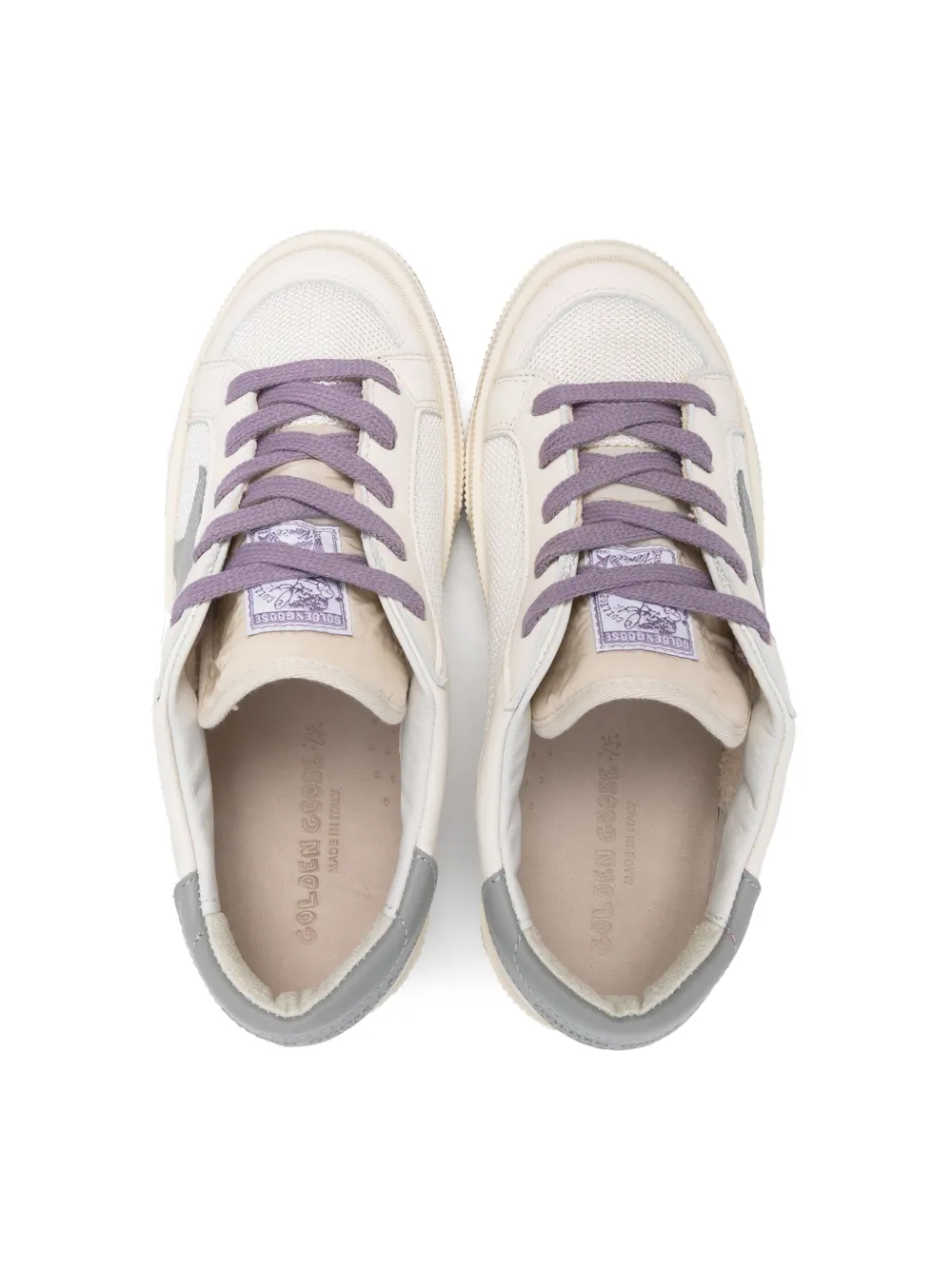 Shop Golden Goose May Star-patch Sneakers In White