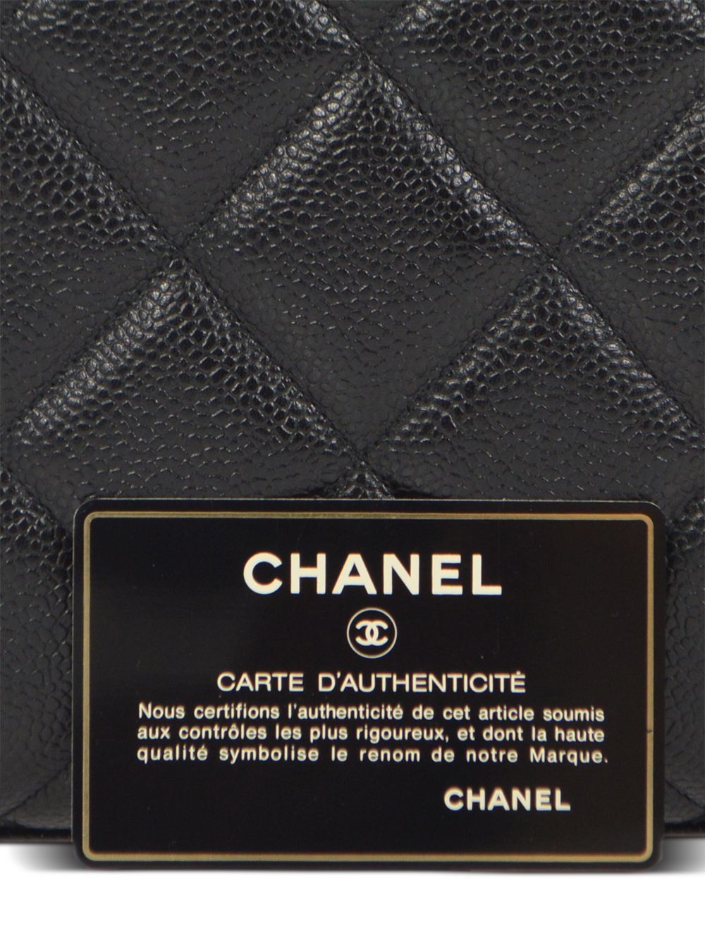 CHANEL 1995 CC turn-lock diamond-quilted briefcase Women