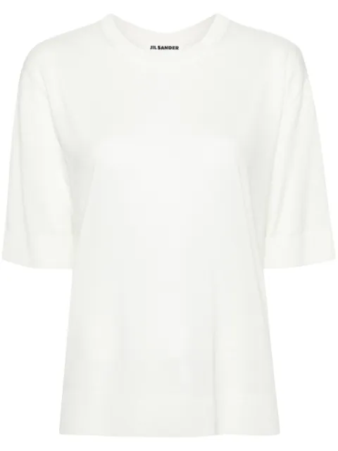 Jil Sander mélange wool blouse