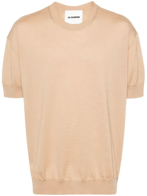 Pull en laine à manches courtes - Jil Sander - Modalova