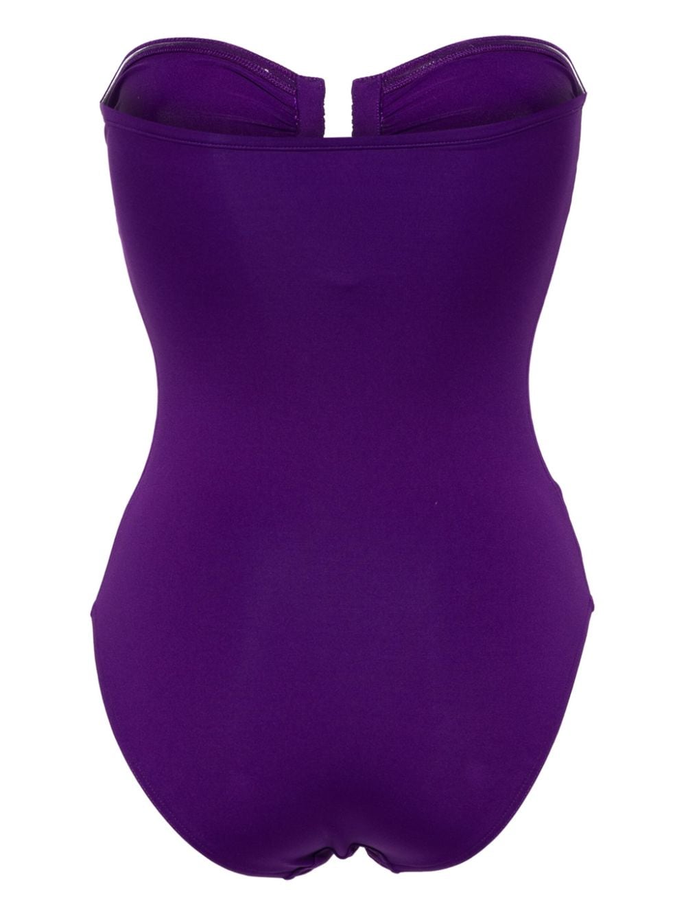 Shop Eres Cassiopée Strapless Swimsuit In Purple