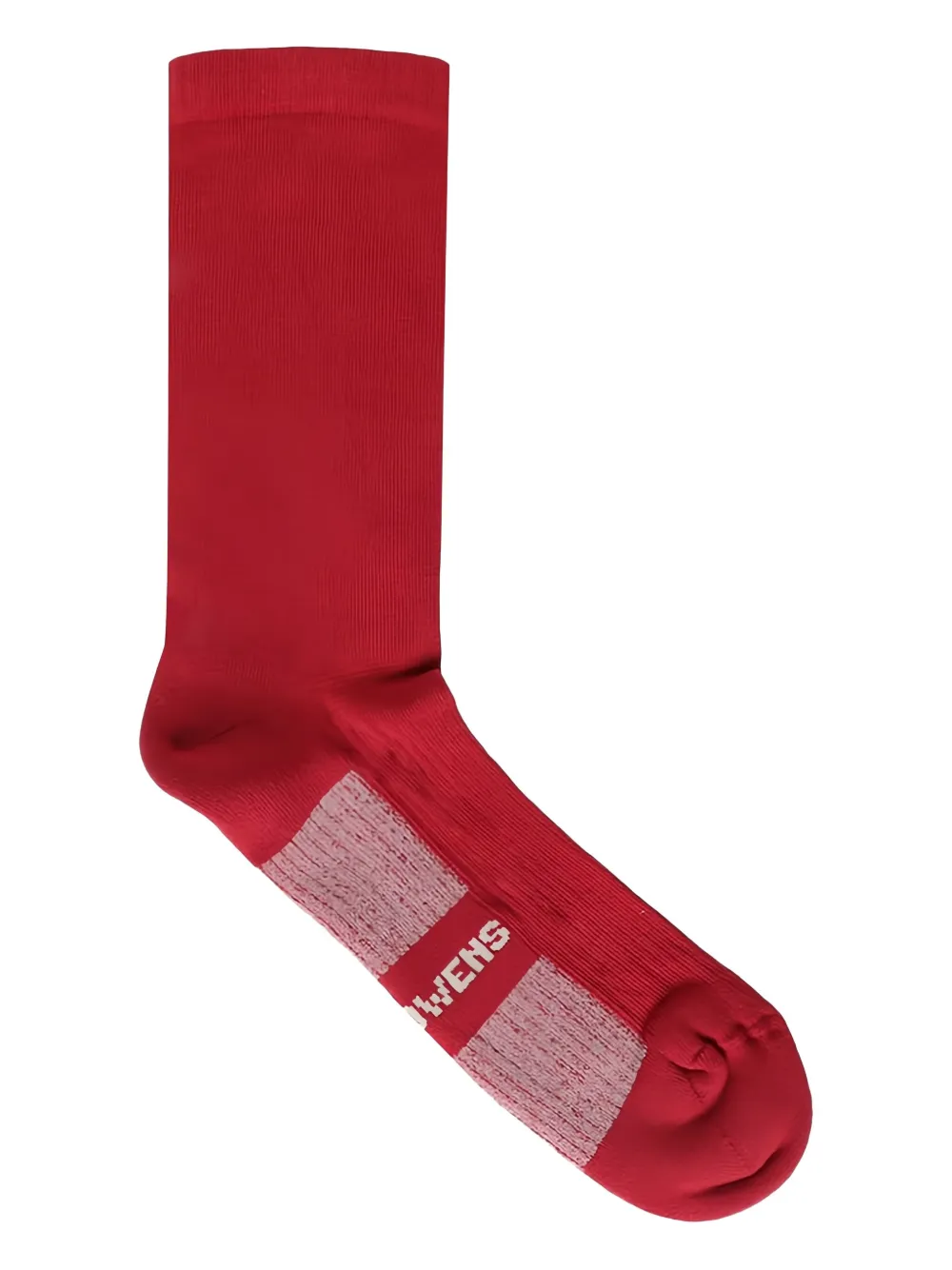 Rick Owens calcetines con glitter | rojo | Image 1