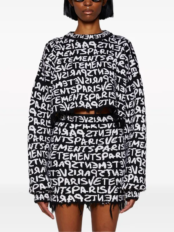 VETEMENTS インターシャ セーター VETEMENTS インターシャ セーター