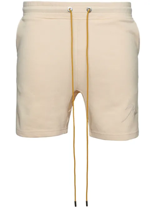 Short de sport en coton à logo brodé - RHUDE - Modalova