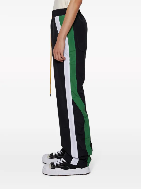 RHUDE pants con diseno color block hombre Poliester Nylon Algodon S Negro