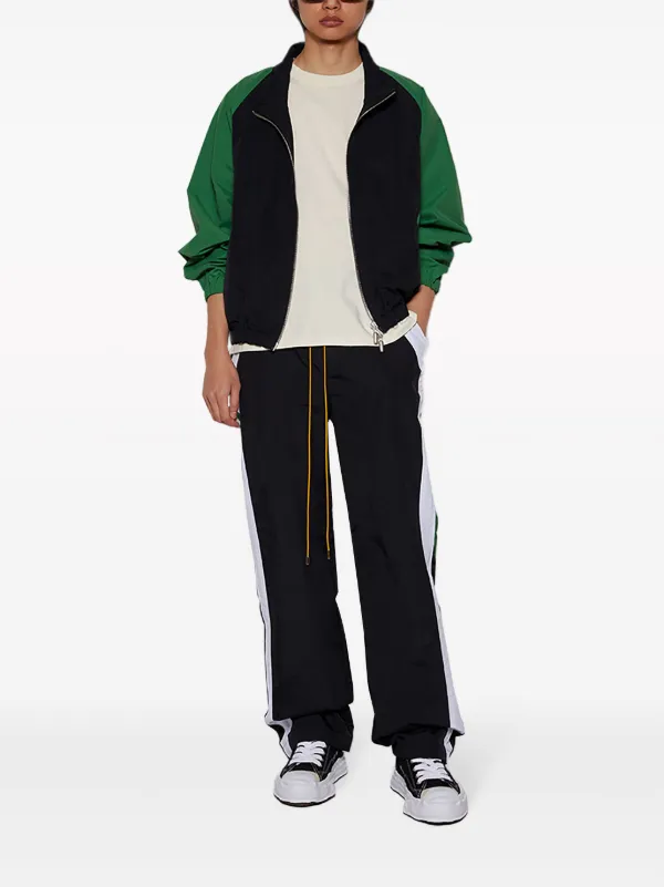 RHUDE colour-block Track Pants | Black | FARFETCH UK