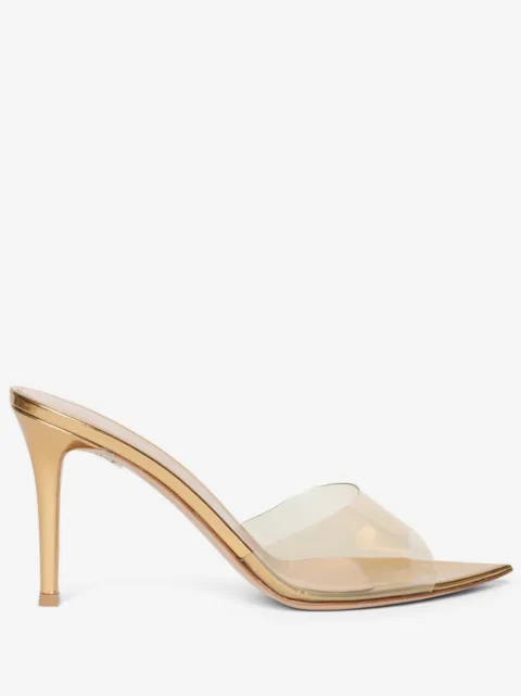 Gianvito Rossi Elle 85mm poited-toe mules